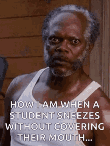 When Student Sneezes Cover Your Mouth GIF - When Student Sneezes Cover Your Mouth Shocked GIFs