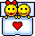 Love Emoji Sticker - Love Emoji Pixel Art Stickers