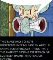 a picture of squidward from spongebob squarepants with a caption