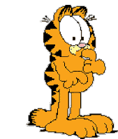 Garfield Garfield Thinking Sticker - Garfield Garfield Thinking Stickers