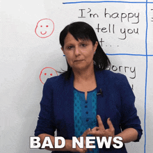 Bad News Rebecca GIF - Bad News Rebecca Engvid GIFs