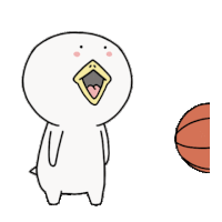 Basketball Player Bouncing Ball Sticker - Basketball Player Ball Bouncing Ball Stickers