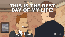 This Is The Best Day Of My Life Rand Ridley GIF - This Is The Best Day Of My Life Rand Ridley Inside Job GIFs