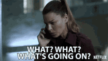 What What Whats Going On Lauren German GIF - What What Whats Going On Lauren German Chloe Decker GIFs