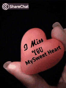 I Miss You My Sweetheart GIF - I Miss You My Sweetheart Heart GIFs