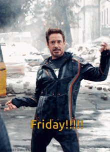 Iron Man Friday GIF - Iron Man Friday GIFs