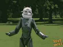 Rekt Wolf Crypto Nft GIF - Rekt Wolf Crypto Nft Robot Dance GIFs
