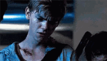 newt crying covering mouth sad sadness