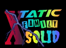 the tatic family solid logo with a lightning bolt in the middle