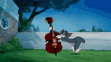 Tom Tom And Jerry GIF - Tom Tom And Jerry Cello GIFs