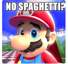 No Spaghetti Mario GIF