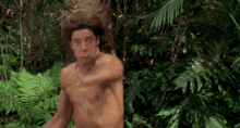 George Of The Jungle George Vs Lion GIF