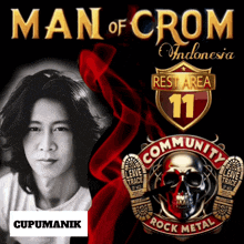 man of crom indonesia rest area 11 community rock metal cupukanik