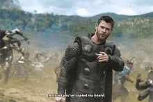 Thor Captain America GIF - Thor Captain America Notice GIFs