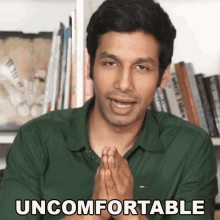 Uncomfortable Kanan Gill GIF - Uncomfortable Kanan Gill Not So Comfortable GIFs