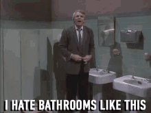 I Hate Bathrooms Like This Dirty Bathroom GIF - I Hate Bathrooms Like This Dirty Bathroom Steve Martin GIFs