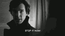 Stop It Now Sherlock GIF - Stop It Now Sherlock Mad GIFs