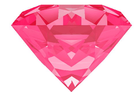 Diamond Pink Sticker - Diamond Pink Gem Stickers