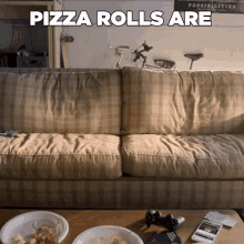 couch high pizza rolls pizza furniture