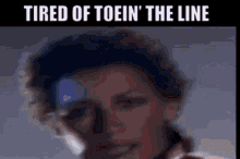 Rocky Burnette Tired Of Toein The Line GIF - Rocky Burnette Tired Of Toein The Line 80s Music GIFs