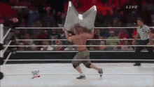 John Cena Throw Steel GIF - John Cena Throw Steel Bray Wyatt GIFs