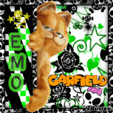 Garfield Emo GIF - Garfield Emo Sad GIFs