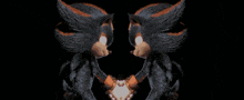 it looks like a painting of a person with wings and a light coming out of them .