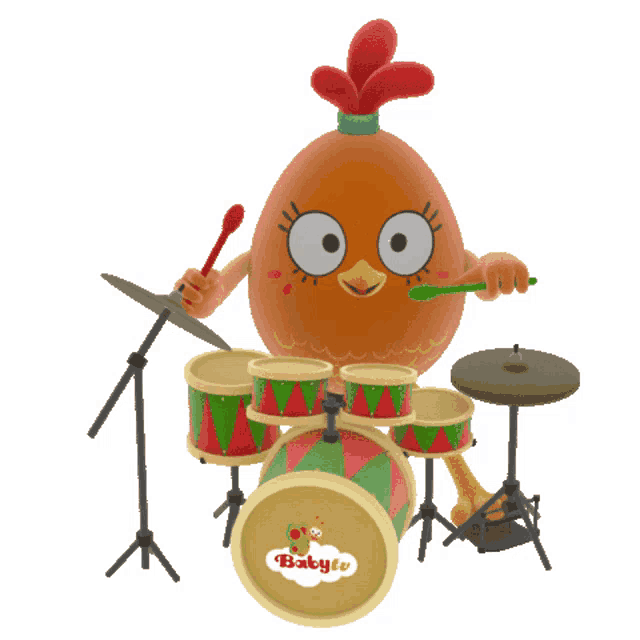 Baby Tv Drum Kit Sticker - Baby Tv DrumBaby Tv Drum Kit Sticker - Baby Tv Drum  