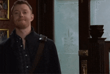 Daniel Walking In The Rovers Smiling Coronation Street GIF - Daniel Walking In The Rovers Smiling Coronation Street Corrie GIFs