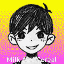 Omori Milk And Cereal Omori Cereal GIF - Omori Milk And Cereal Omori Milk Omori Cereal GIFs