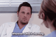 Greys Anatomy Alex Karev GIF - Greys Anatomy Alex Karev Whatever I Find It Charming GIFs
