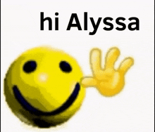 Hialyssa Hi Alyssa GIF - Hialyssa Hi Alyssa Smile GIFs