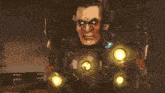 a video game character with a glowing circle around his head