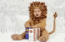 Leãozinho Da Parmalat / Leão / GIF - Baby Lion Costume GIFs
