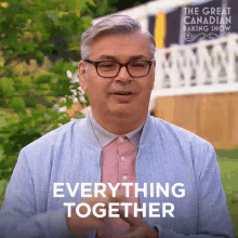 Everything Together Is A Dream To Enjoy Bruno Feldeisen GIF - Everything Together Is A Dream To Enjoy Bruno Feldeisen The Great Canadian Baking Show GIFs