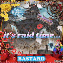 a picture of a final fantasy xiv game says it 's raid time