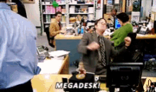 Dwight Megadesk GIF