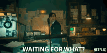 Waiting For What Aidan Gallagher GIF - Waiting For What Aidan Gallagher Number Five GIFs