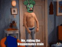 Veggiemates Train GIF - Veggiemates Train Broccoli GIFs