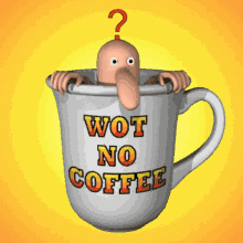 Wot No Coffee Coffee GIF - Wot No Coffee Coffee Coffee Mug GIFs