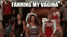 Fanning My Vagina GIF - Glee Fanning Vagina GIFs