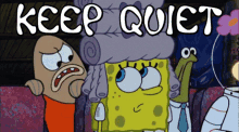 Keep Quiet Spongebob GIF - Keep Quiet Spongebob Shh GIFs