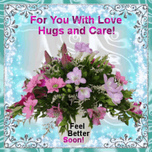Flowers Hugs GIF - Flowers Hugs Care GIFs