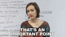 That'S An Important Point Jade Joddle GIF - That'S An Important Point Jade Joddle Engvid GIFs
