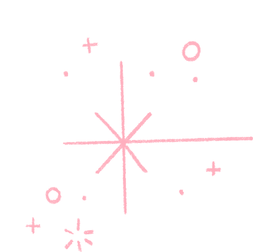Pink Twinkle Shiny Sticker - Pink Twinkle Shiny Sparkle Stickers