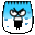 a cartoon drawing of a person 's face with a very angry expression .
