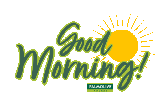 Palmolive Palmolive Naturals Sticker - Palmolive Palmolive Naturals Good Morning Stickers
