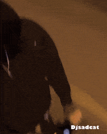 a person riding a bike with the name djsadcat written on the bottom