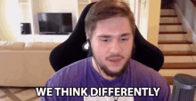 We Think Differently Michael Heiss GIF - We Think Differently Michael Heiss Polarbearmike GIFs