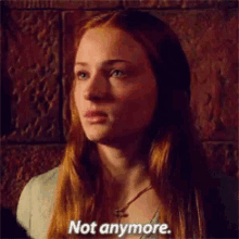 Not Anymore Game Of Thrones GIF - Not Anymore Game Of Thrones Sansa Stark GIFs